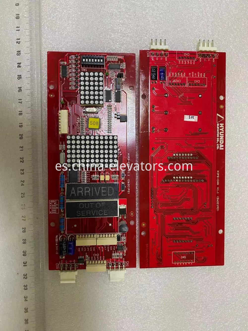 LOP PANTALLA PARA LOS ELVATORES MARINOS HYUNDAI 262C192 LOP Display Board for Hyundai Marine Elevators 262C192